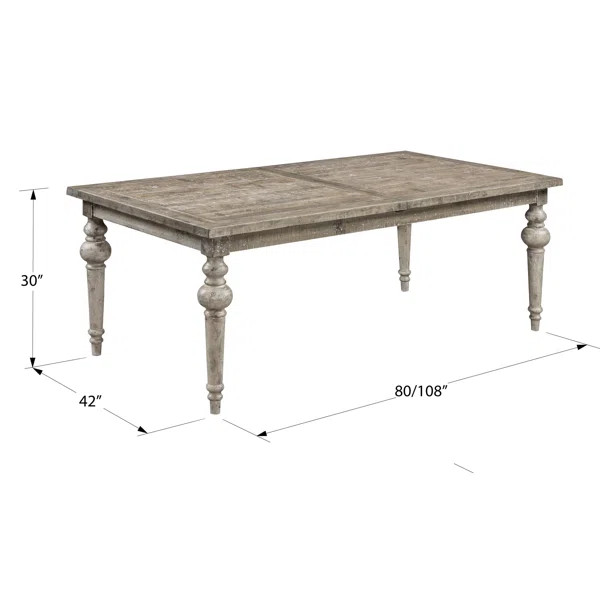 Clintwood Extendable Solid Wood Dining Table | Wayfair North America
