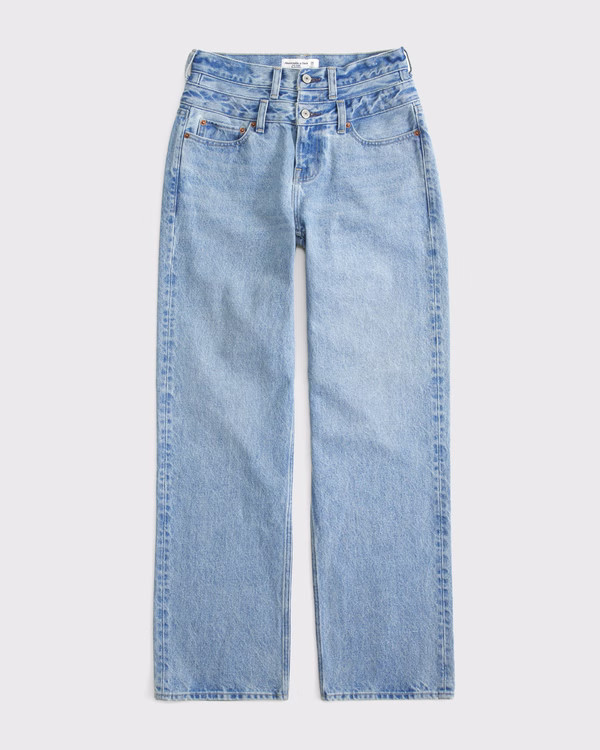 Women's Mid Rise Slouchy Jean | Women's Bottoms | Abercrombie.com | Abercrombie & Fitch (US)