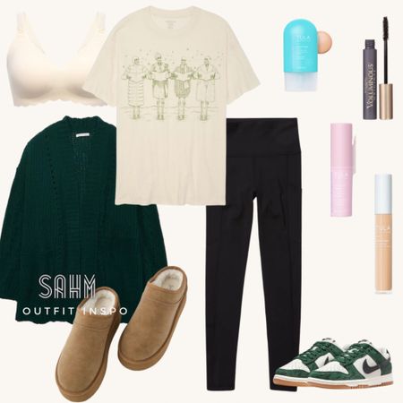 Stay at home mom, stay at home mom outfit, SAHM outfit, SAHM outfit inspo, outfit inspo, winter SAHM outfit inspo, winter outfit inspo, cozy outfit inspo, comfy outfit inspo, Nike, Aerie outfit inspo, comfy & cozy outfit inspo, cute SAHM outfit inspo, cute mom style, mom style, mom style guide, cute clothes for mom, stylish clothes for mom, Aerie style, series, comfy aerie clothes, Tula, Tula skincare, Tula mom skincare, Tula makeup 

#LTKstyletip #LTKSeasonal #LTKHoliday