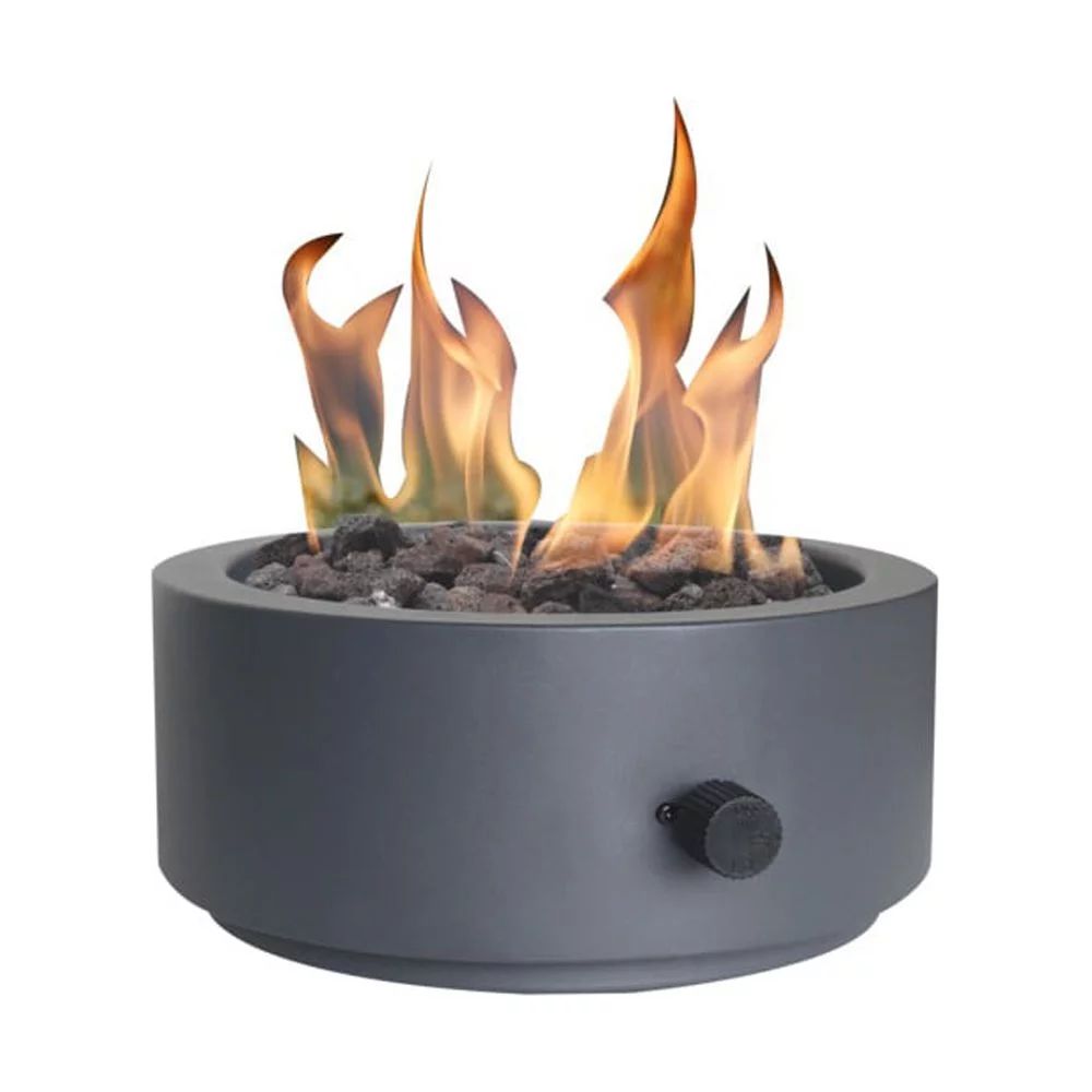 Seasonal Trends 52071 Tabletop Fire Bowl, 10" X 10" X 4.17", Gray | Walmart (US)