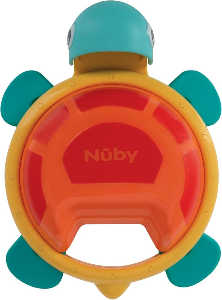 Nuby Turtle Tambourine Bath Toy and Musical Instrument - BPA-Free Baby Bath Toy - 12+ Months | Amazon (US)