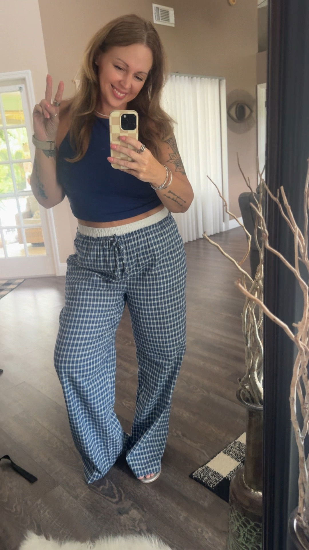 I had to get these comfortable boxer pants from Walmart in blue as well! 🫣💙 #casualoutfitsdaily #comfystyle #fashionover40 #walmartfashion #amazonfashionfinds 

#LTKMidsize