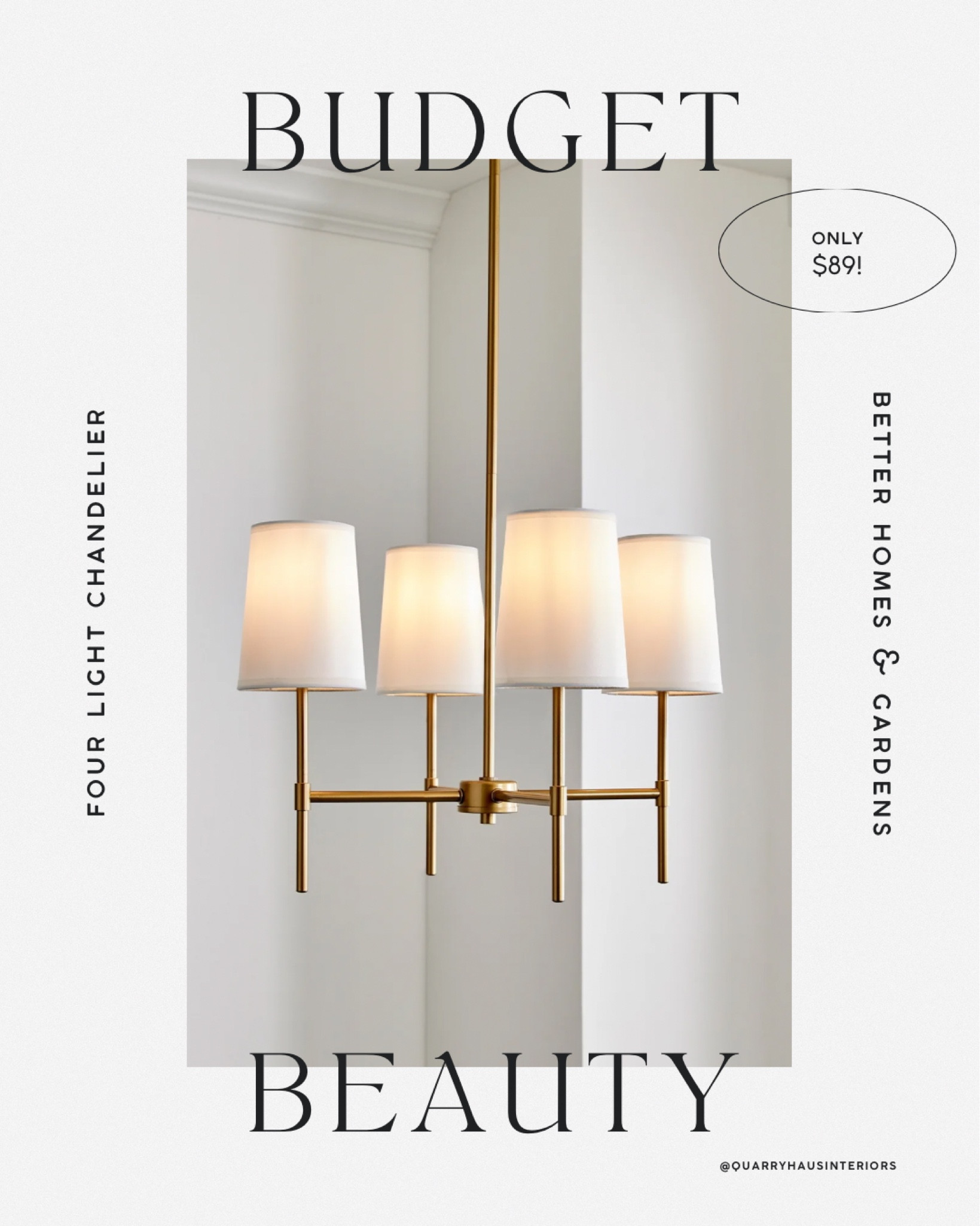 This budget friendly shaded chandelier is only $89! Also available in black and satin nickel. Perfect for dining rooms!

#LTKFindsUnder100 #LTKHome