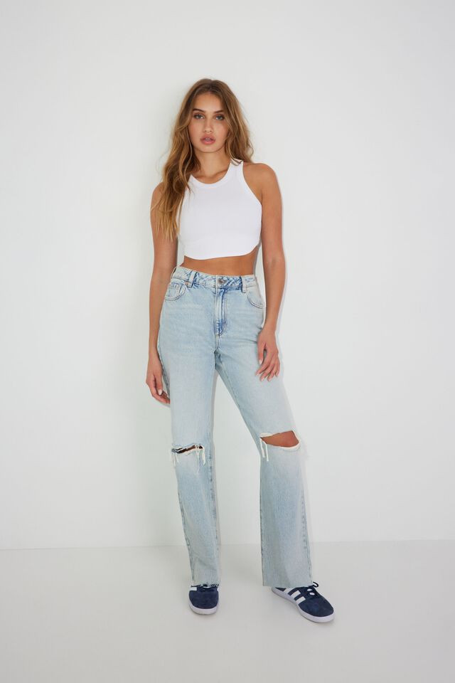 90's Straight Jean - Britney Blue | Garage Clothing