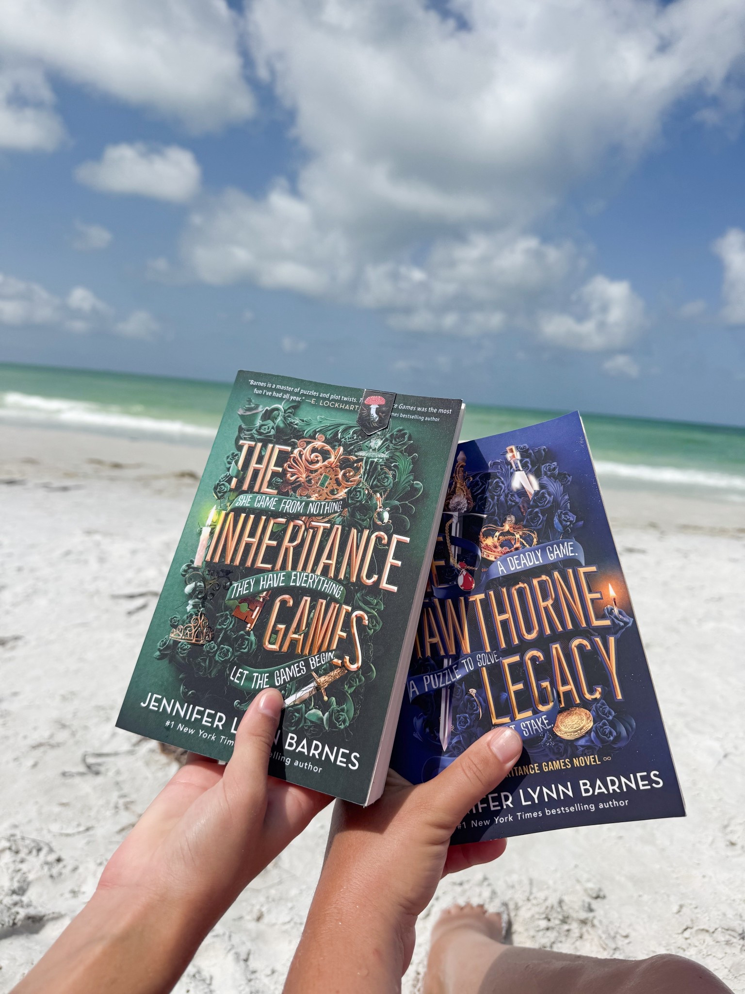 Light summer read - this series is in the young adult category. Unexpected inheritance situation sets off a series of puzzles and games. Books are full of hidden secrets, plot twists, and layered relationships. 

#LTKSwim #LTKTravel