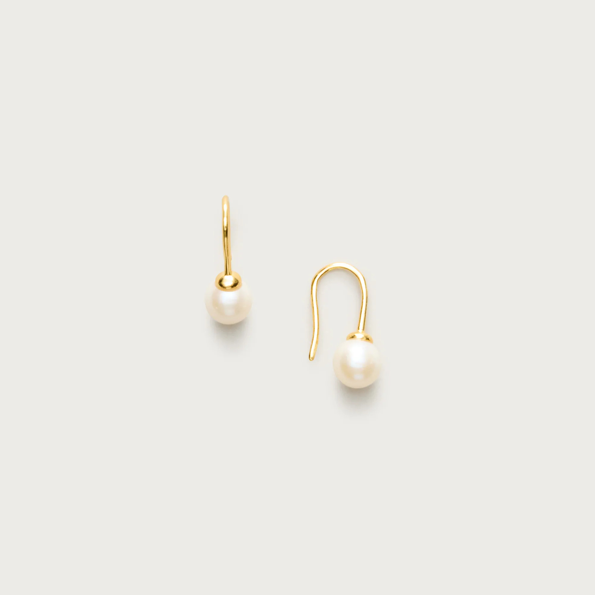 Gold vermeil freshwater pearl earrings | J. Crew US