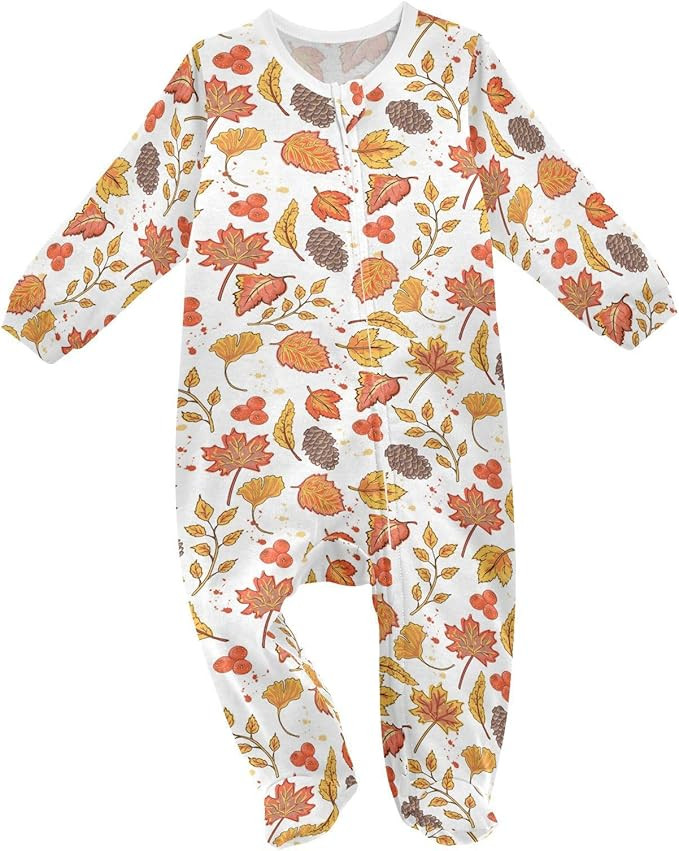 Dussdil Baby One-Piece Footies Newborn Rompers Pajamas Cotton Footed Pjs for Sleep Play Boys Girl... | Amazon (US)