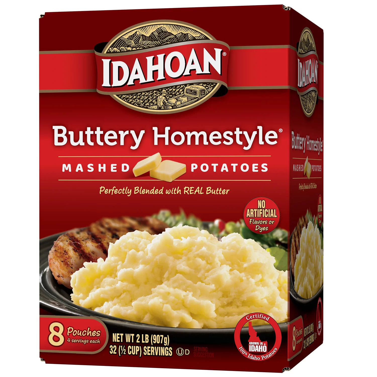 Idahoan Buttery Homestyle Mashed Potatoes 8 pk. | Sam's Club