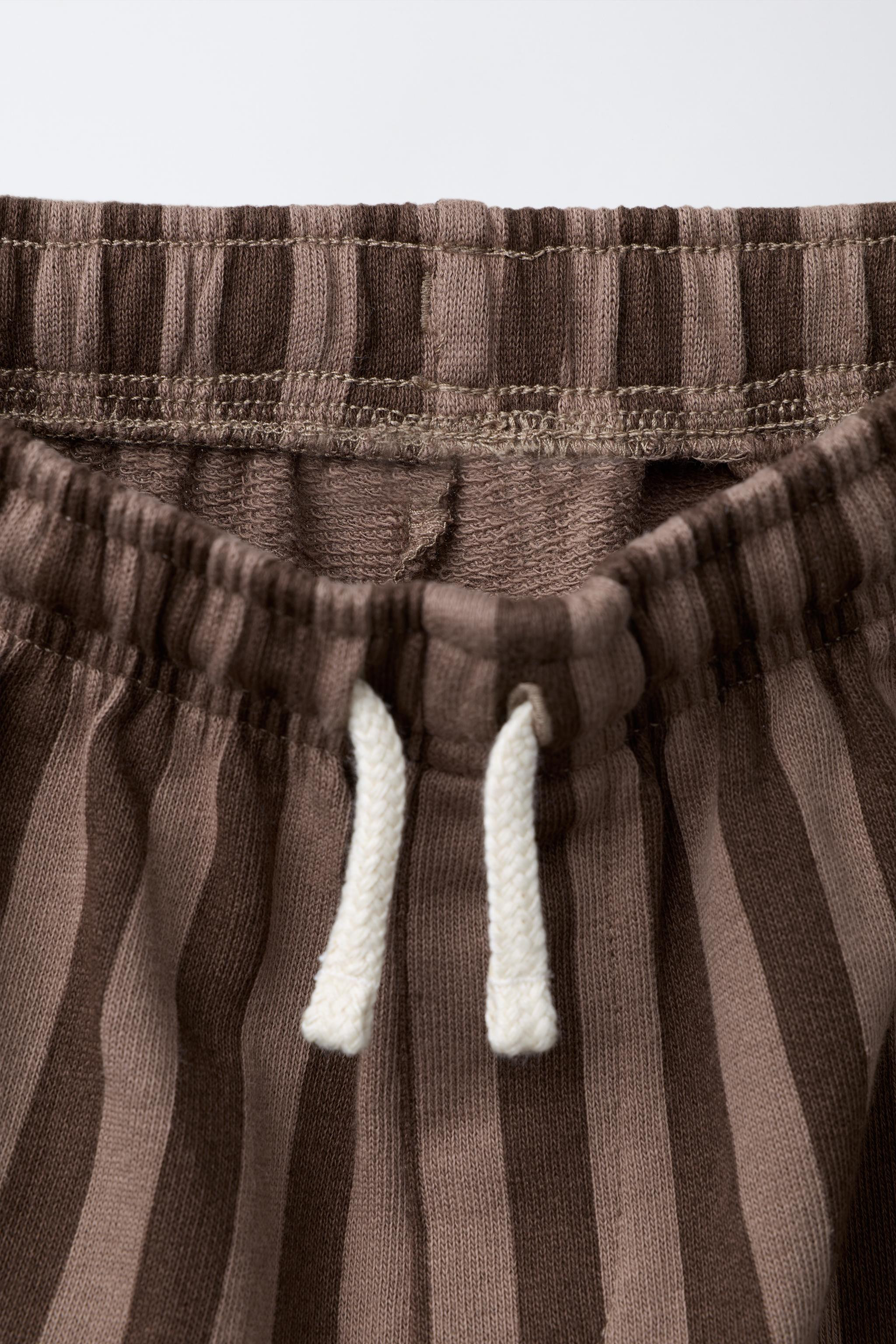 STRIPED STRAIGHT LEG PANTS | Zara US