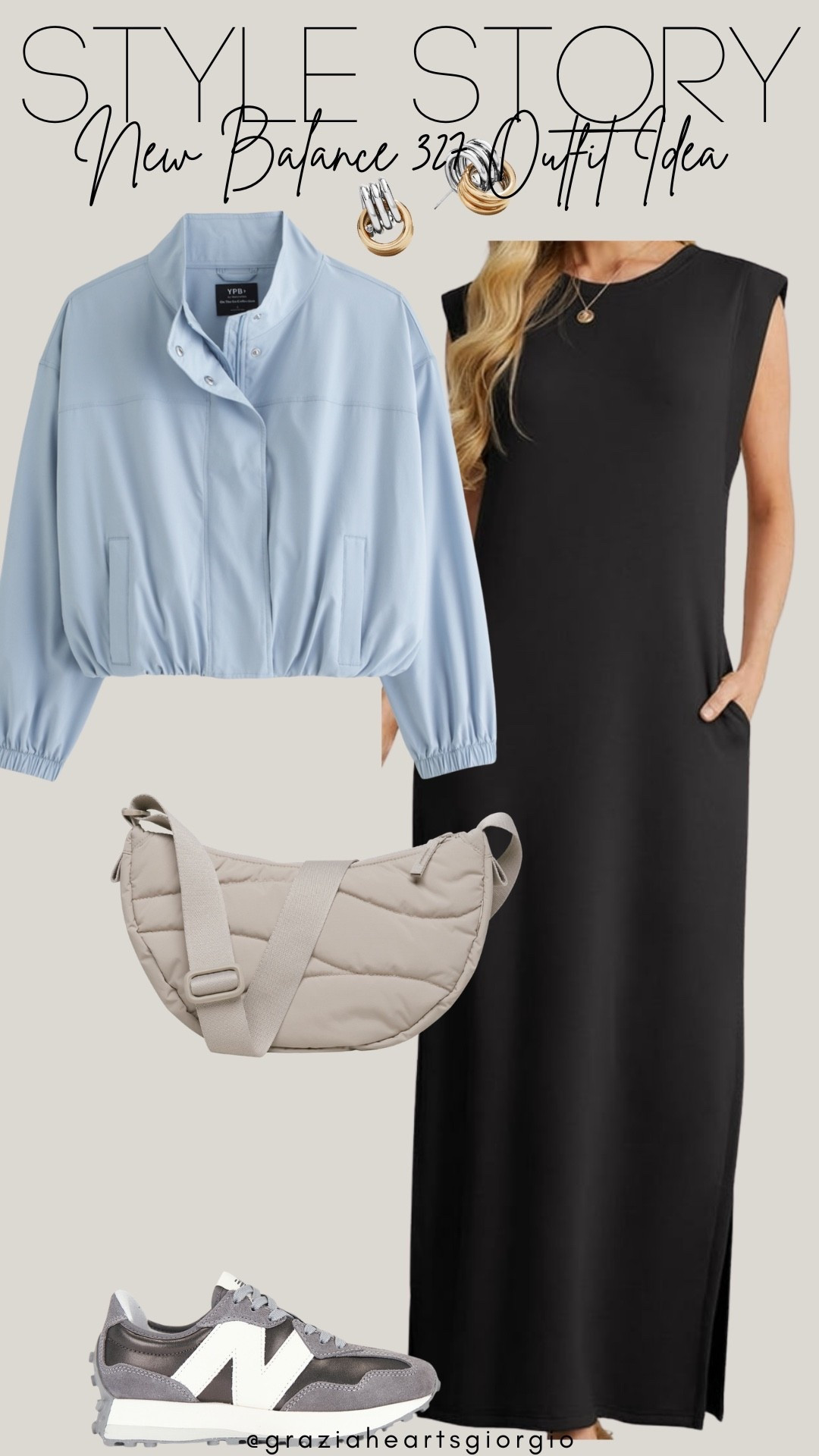 New Balance 327 Outfit Idea 
.
#newbalance 