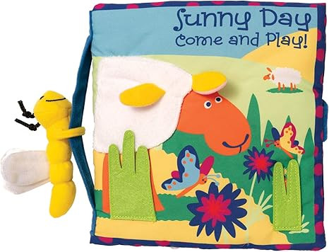 Manhattan Toy Soft Activity Book with Tethered Toy, Sunny Day 20"x24" | Amazon (US)