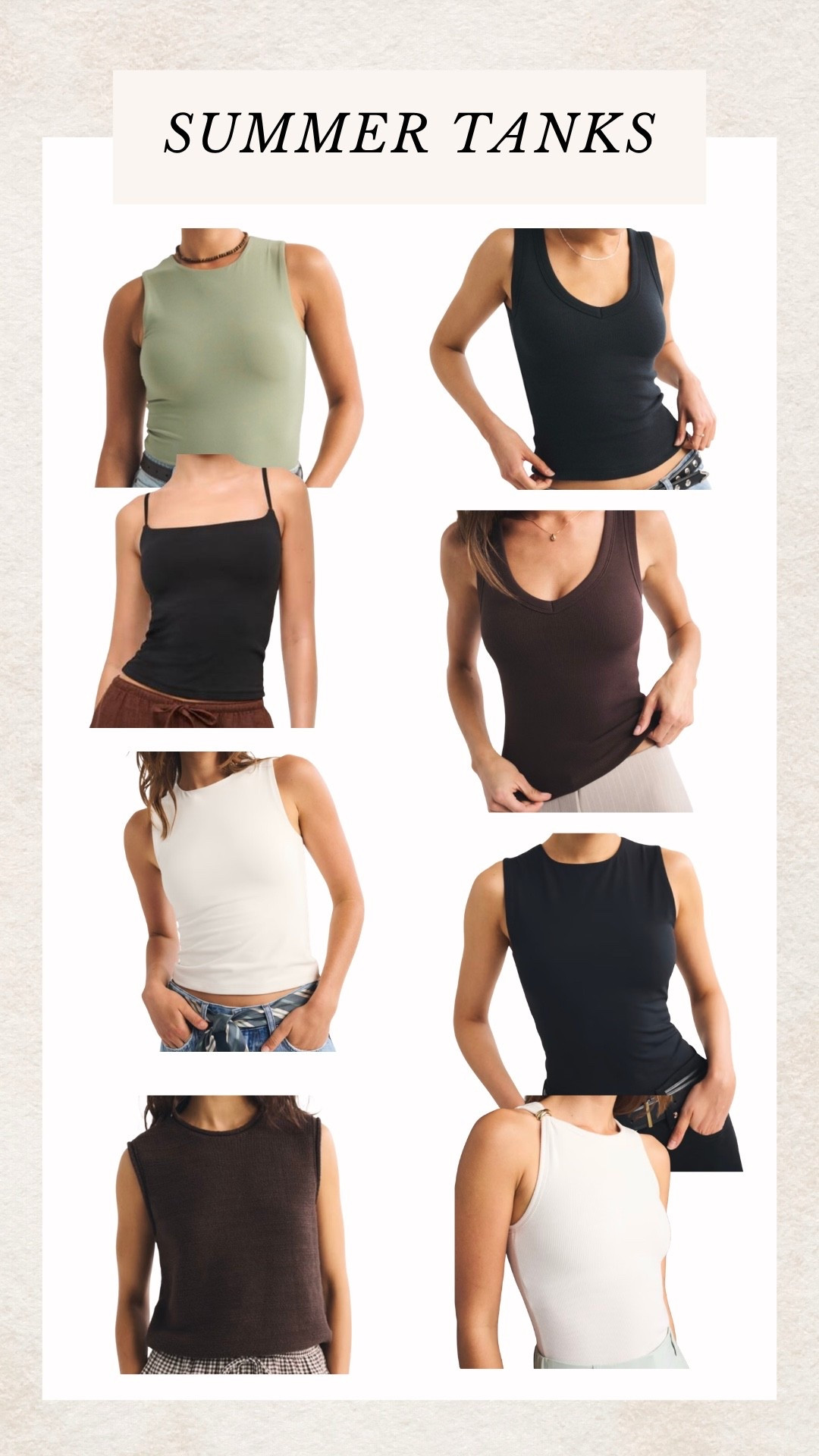 Favorite summer tanks!

#LTKootd #LTKgrwm