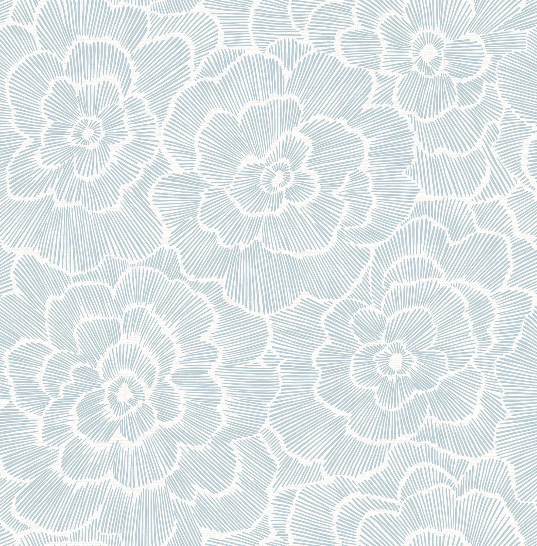 Nuwallpaper Blue Saraya Peel & Stick Wallpaper | Walmart (US)