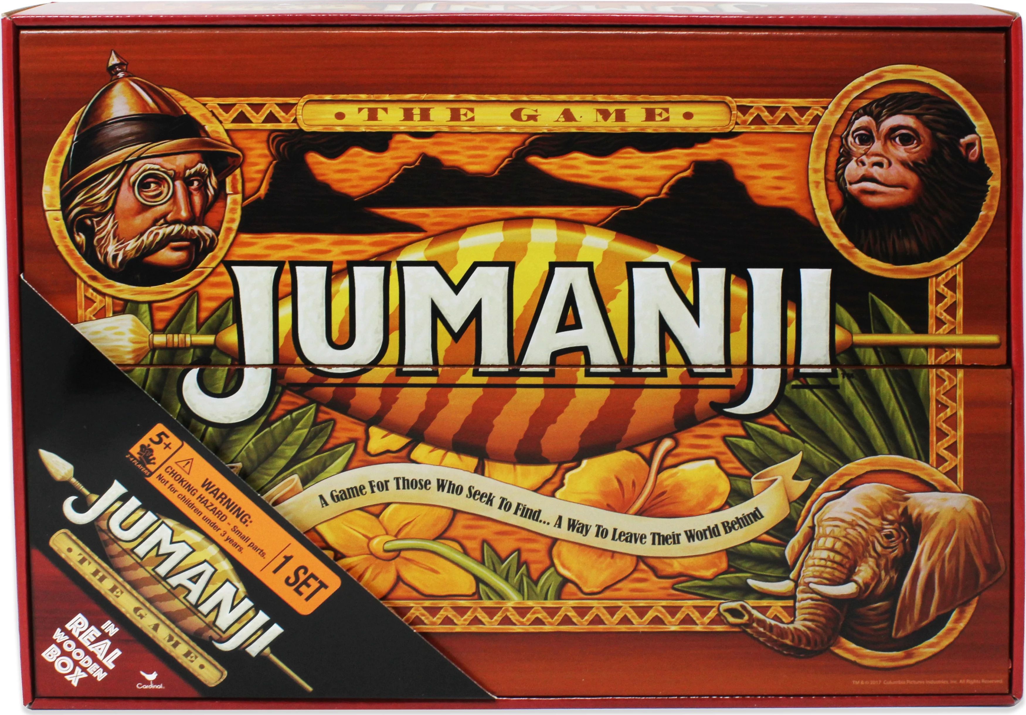 Deluxe Wood Jumanji - Classic Retro '90s Game - Walmart.com | Walmart (US)