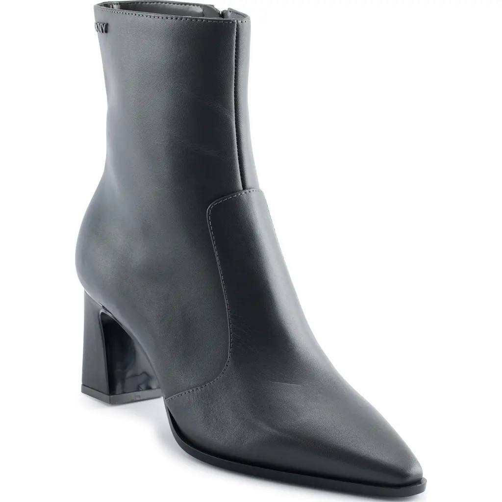 DKNY Sunny Pointed Toe Bootie in Gry - Grey at Nordstrom, Size 9.5 | Nordstrom