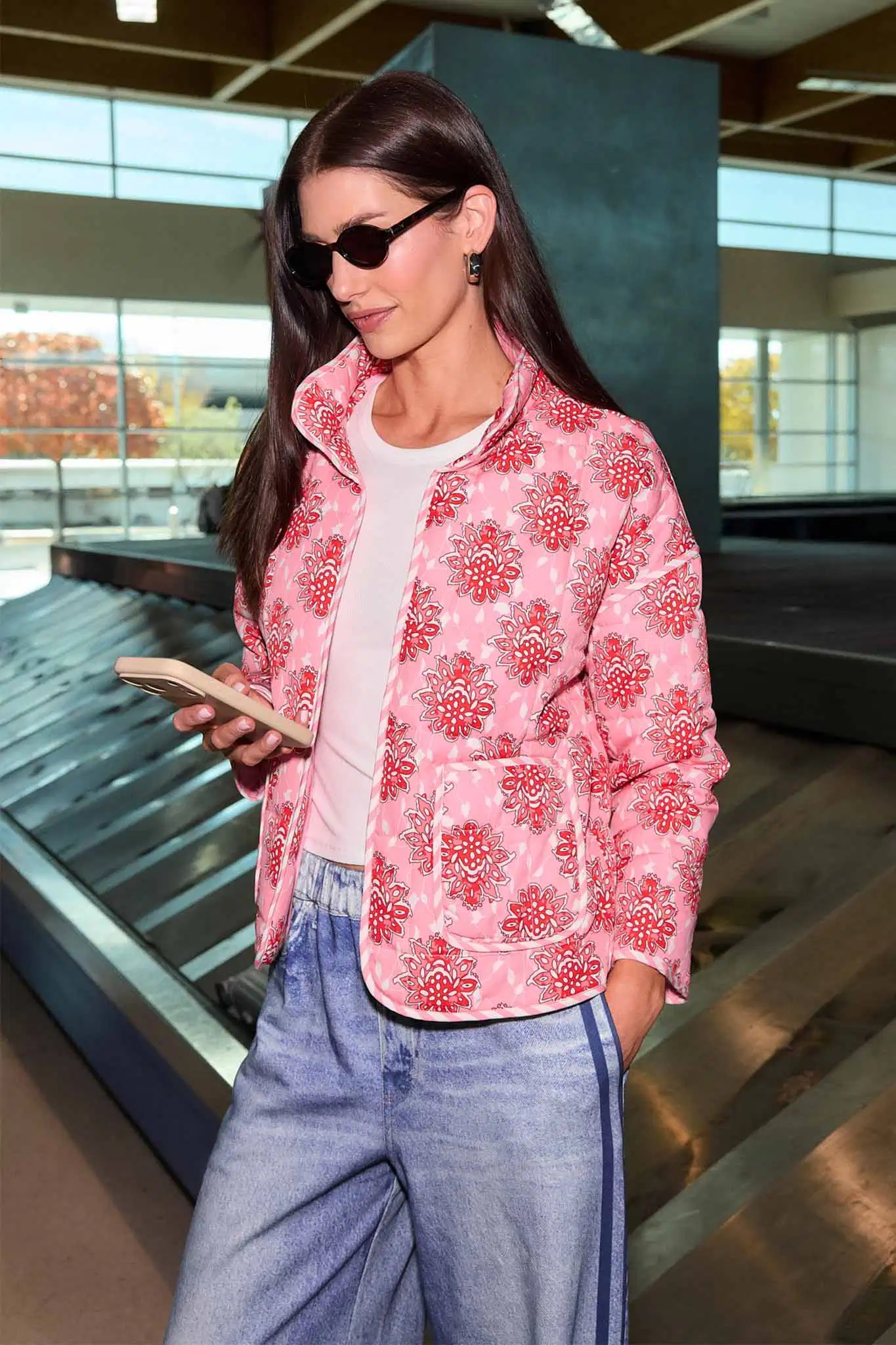 Marjorie Pink Quilted Jacket | Avara