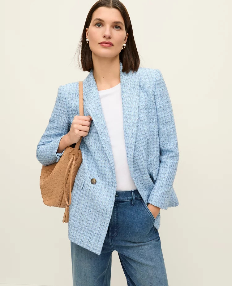 The Crosby Blazer in Tweed | Ann Taylor