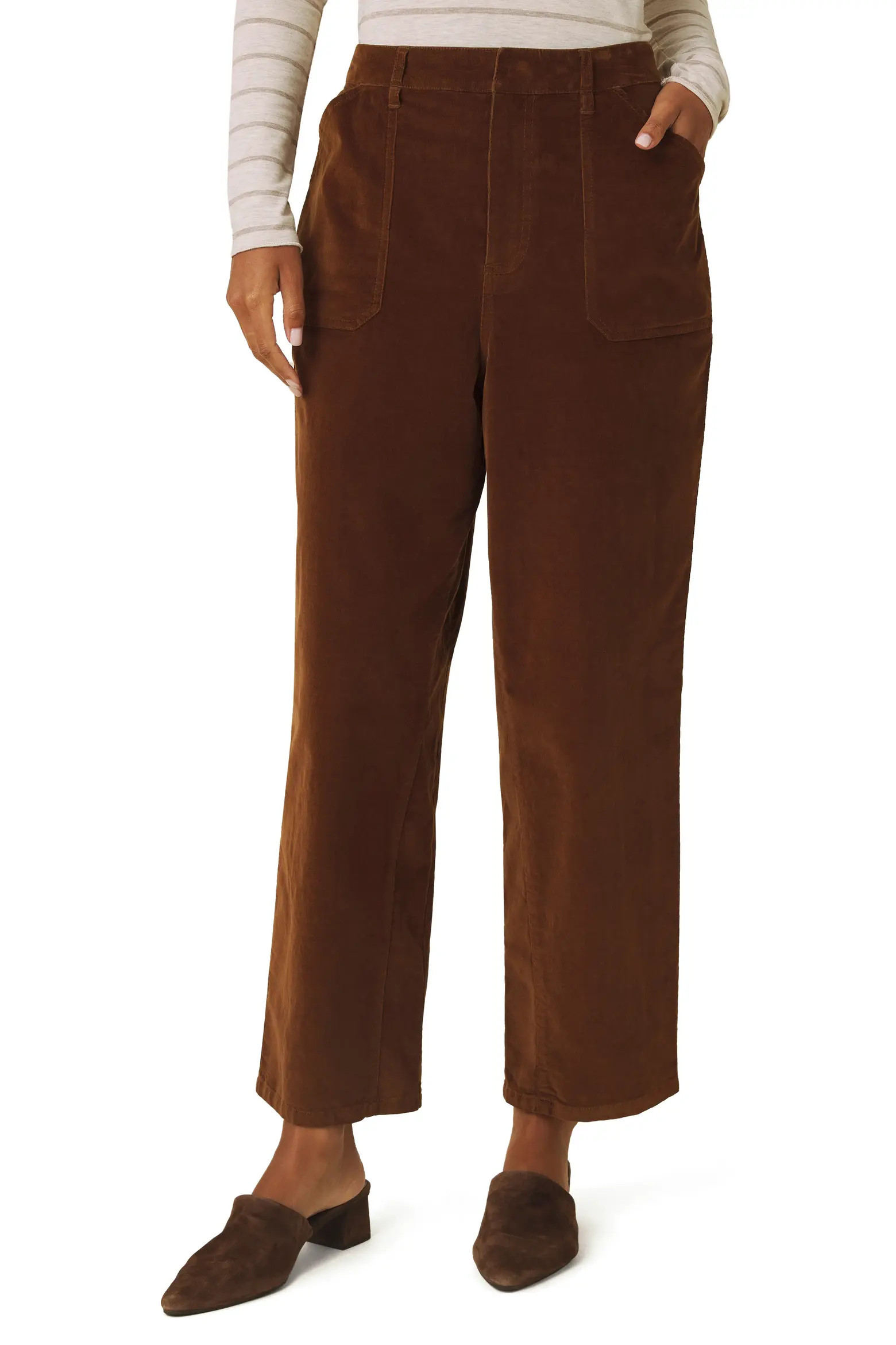 Marissa Stretch Cotton Corduroy Pants (Women) | Nordstrom | Nordstrom