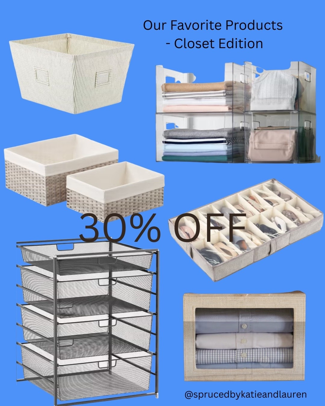 The Container Store - 30% OFF Sale - what we use and LOVE for closet organization 

#LTKHome