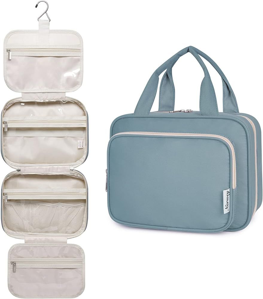 Narwey Hanging Travel Toiletry Bag for Women Wash Bag Cosmetics Makeup Bag Organizer for Travel S... | Amazon (UK)