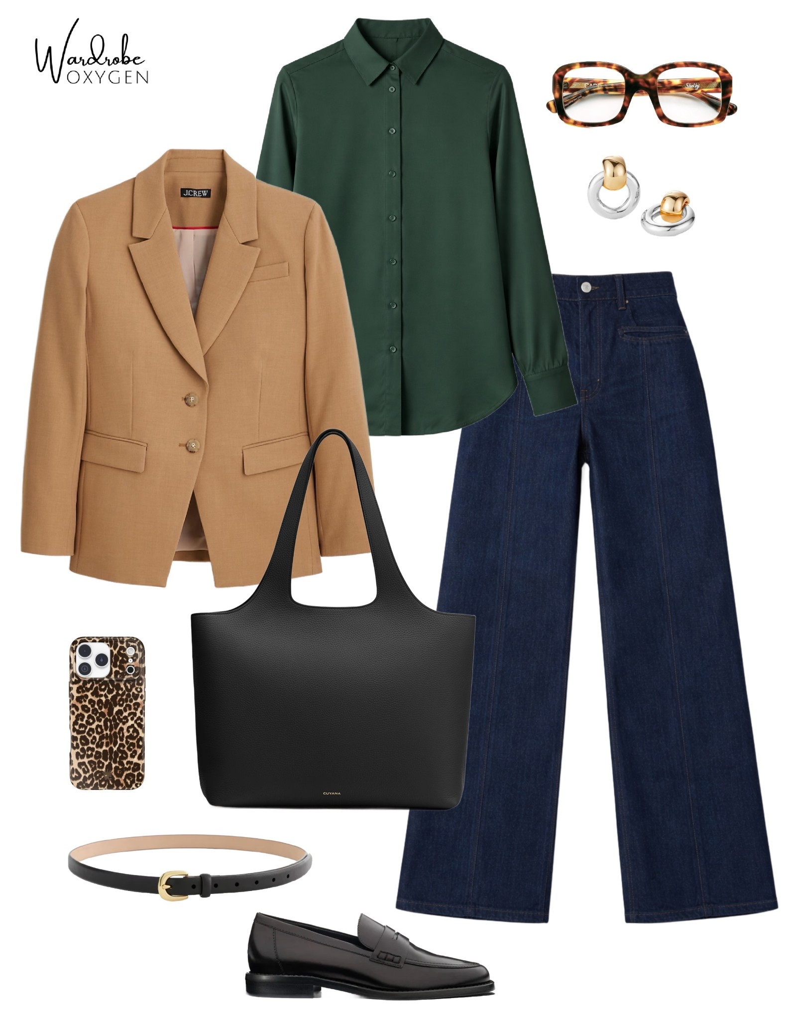 This capsule is curated for the work environment. Trouser jeans are one of the easiest ways to do business casual denim; they read as a proper trouser from a distance. @Quince @Spanx @Margaux @Cuyana 

#LTKMidsize #LTKOver40 #LTKSeasonal