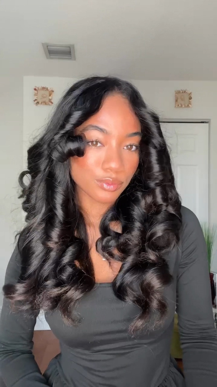 heat rollers for the win 