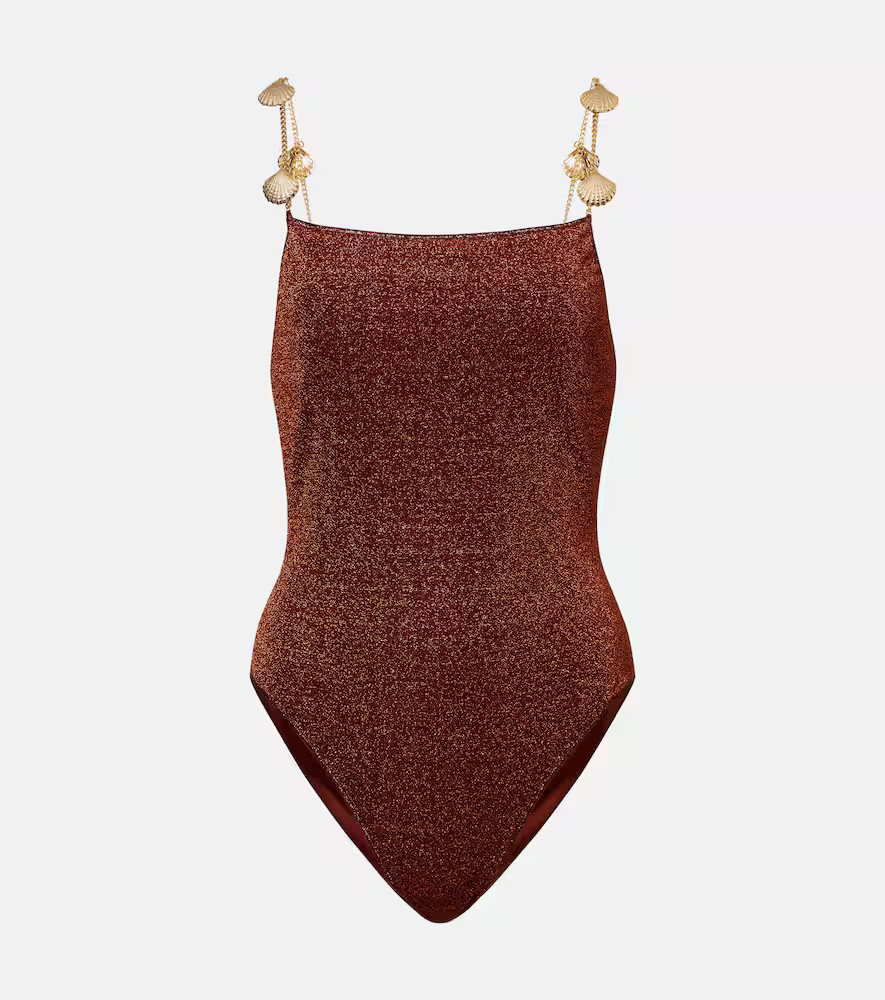 OsÃ©ree LumiÃ¨re Shells embellished swimsuit | Mytheresa (US/CA)
