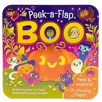 Boo Halloween Lift-a-Flap Board Book Ages 0-4      Board book – Lift the flap, July 3, 2017 | Amazon (US)