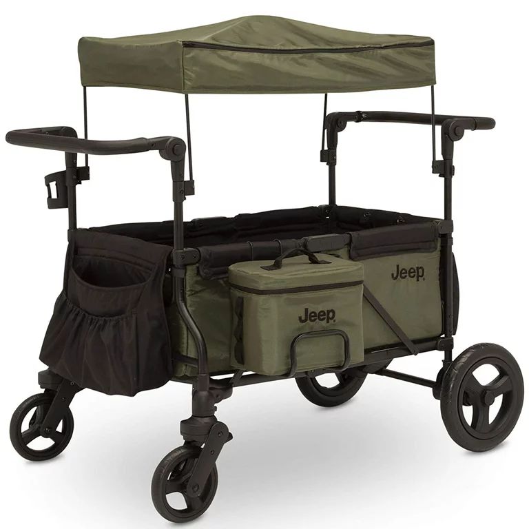 Jeep Deluxe Wrangler Wagon Stroller with Cooler Bag and Parent Organizer by Delta Children | Walmart (US)