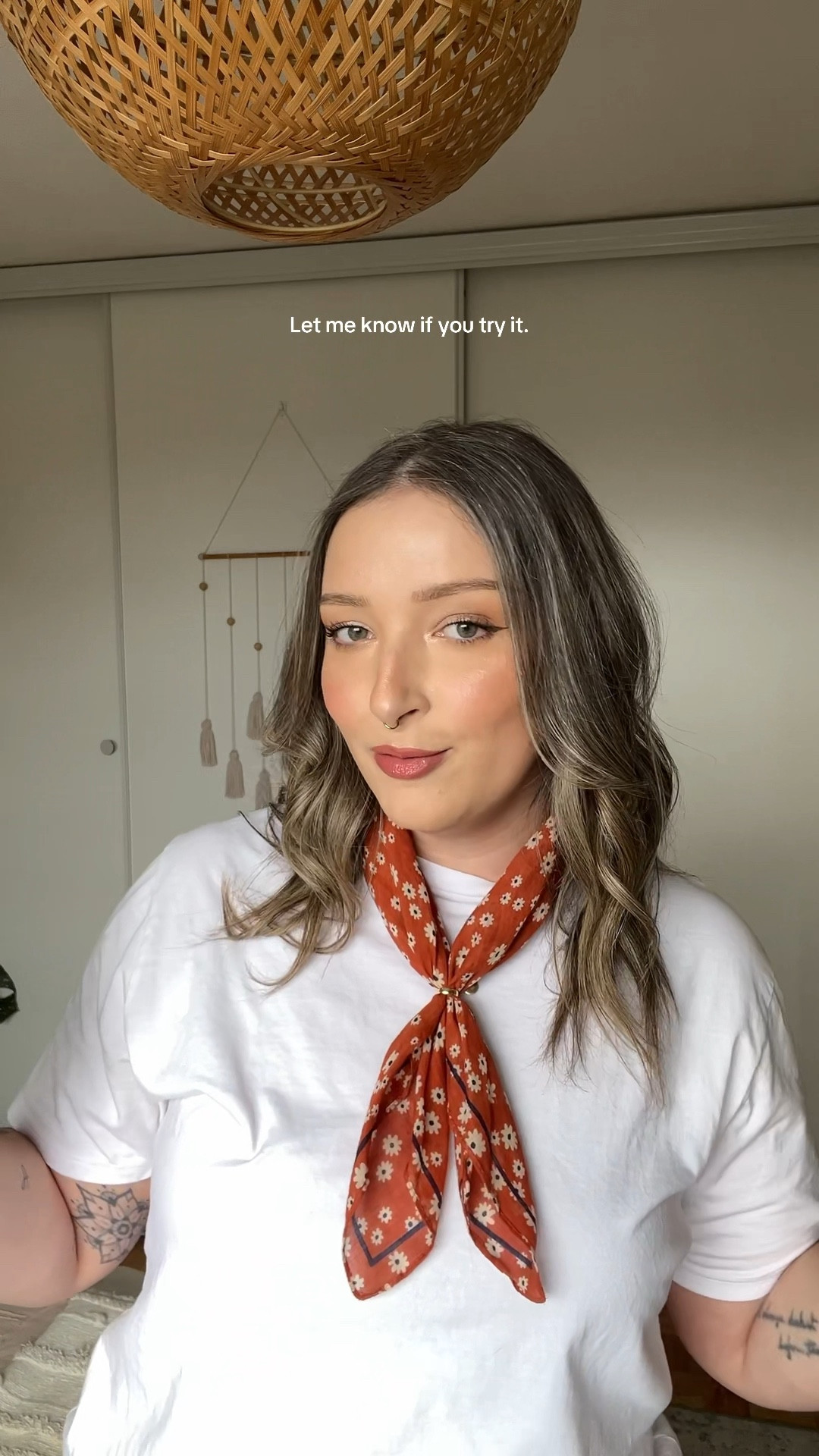 Bandana hack! Mine is old from Madewell, linked similar! Also linked the gold earrings I used!


#LTKstyletip #LTKsummer