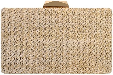 Natural Straw Box Clutch | Amazon (US)