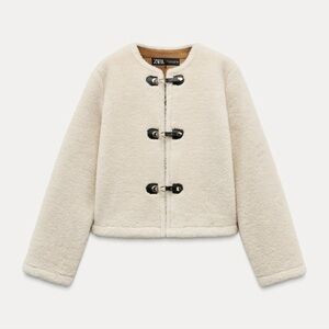 zara double faced toggle jacket | Poshmark