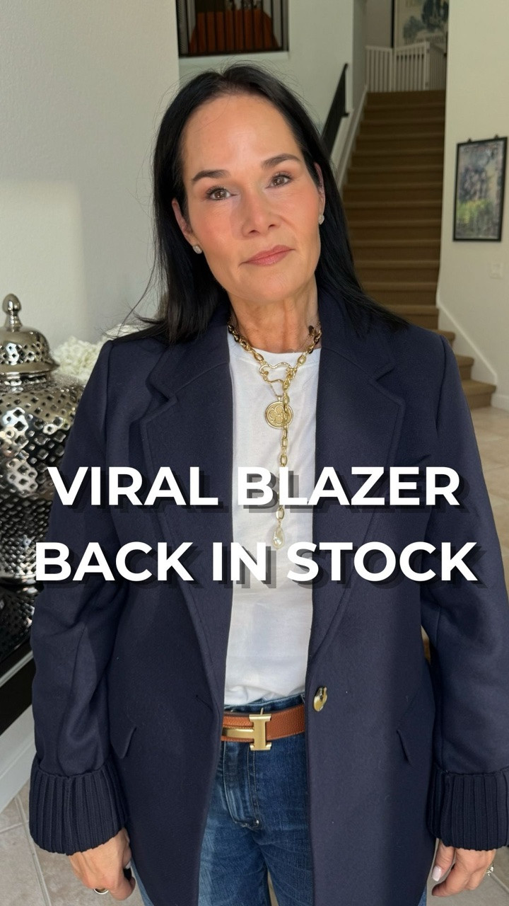 THE VIRAL JACKET IS BACK! 🔥

It sold out FAST last year—and I completely understand why. This herringbone jacket with sweater sleeves is such a great fall piece, and now it’s back in new colors!

I’m loving the navy—it’s the perfect shade, not too dark, and so easy to style. The heavier weight is great for cooler days, and the sweater sleeves can be worn slouchy or adjusted depending on your arm length.

If you missed it last year, DON’T WAIT this time. I have a feeling it’s going to sell out again!

Which color would you choose—gray or navy?

#LTKootd #LTKSaleAlert #LTKSeasonal