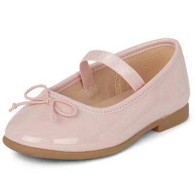 The Children's Place Toddler Girls Bow Ballet Flats Pink TODDLER 9 | Target