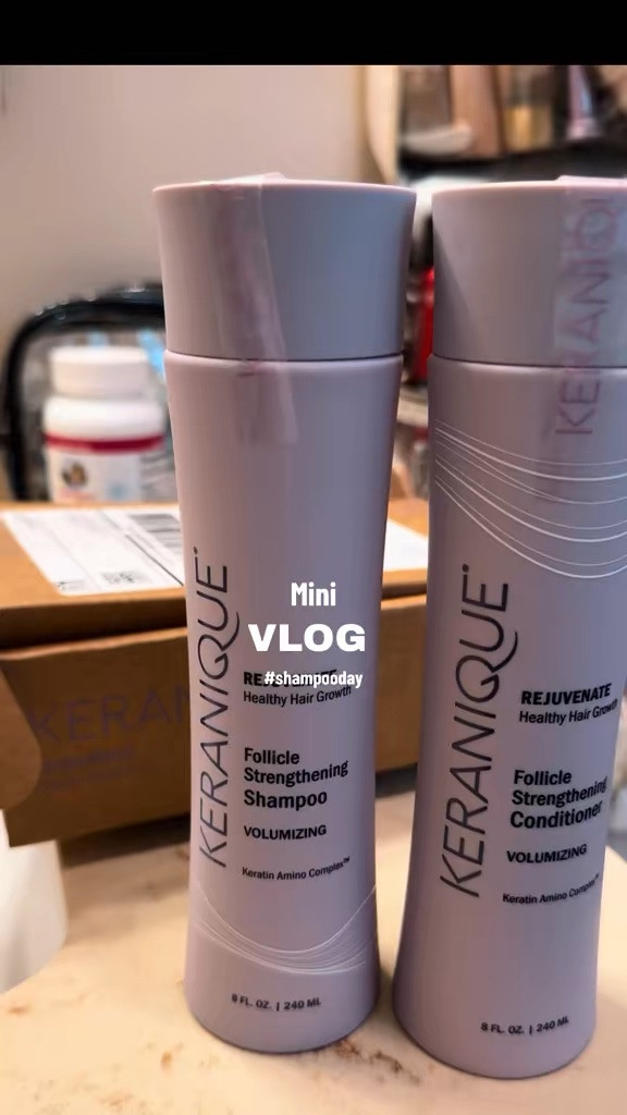 ✨ Hair care that’s working overtime! ✨

I’ve been using Keranique Follicle Strengthening Shampoo & Conditioner, and I’m loving how it leaves my hair feeling clean, soft, and full of volume. The formula is designed to help strengthen fragile strands, reduce breakage, and support the appearance of fuller-looking hair. Perfect if you’re looking to give thinning or fine hair a little extra TLC! 💕💁‍♀️ #HairCareFinds #Keranique #BeYoutifullyBlended

#LTKBeauty #LTKgrwm #LTKselfcare #LTKBeauty