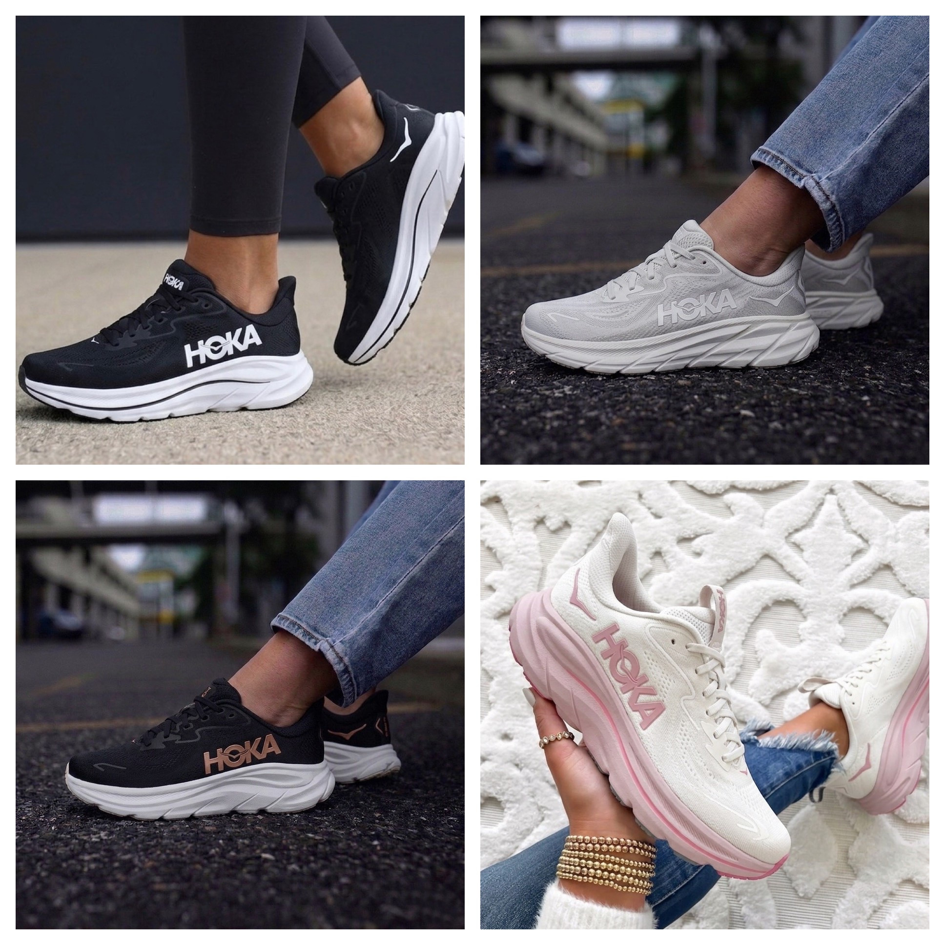 Hoka Clifton 10 sneakers now 20% off. Comes in over 20 colors