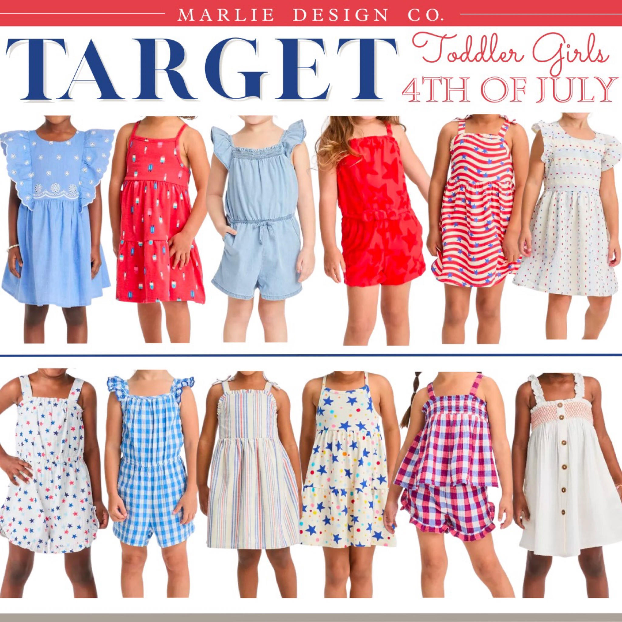 Target Toddler Girls 4th of July outfits | 4th of July clothes | red white and blue clothes | Independence Day clothes | rompers | dresses | skirts | Target kids clothes | 4th of July hair accessories 

#LTKfamily #LTKunder50 #LTKkids