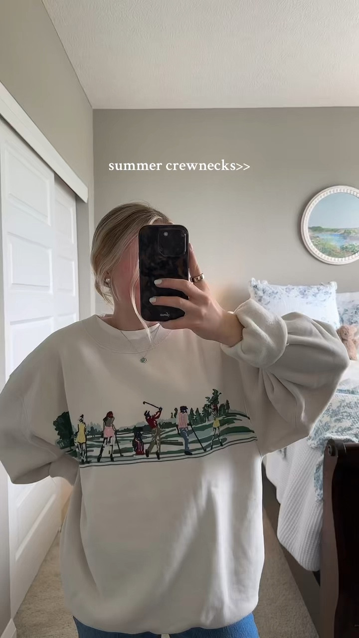 Abercrombie golf crewneck!! 

Size: M

#LTKPetite #LTKSeasonal