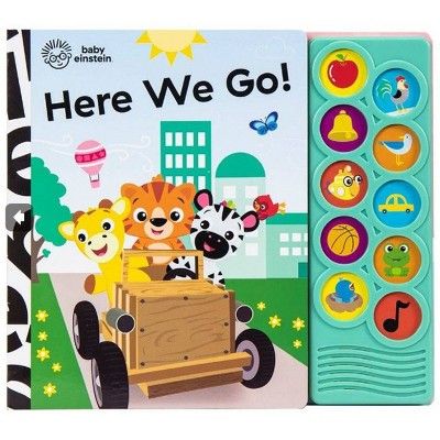 Baby Einstein - Here We Go! Listen and Learn 10-Button Sound Board Book - by Emily Skwish | Target