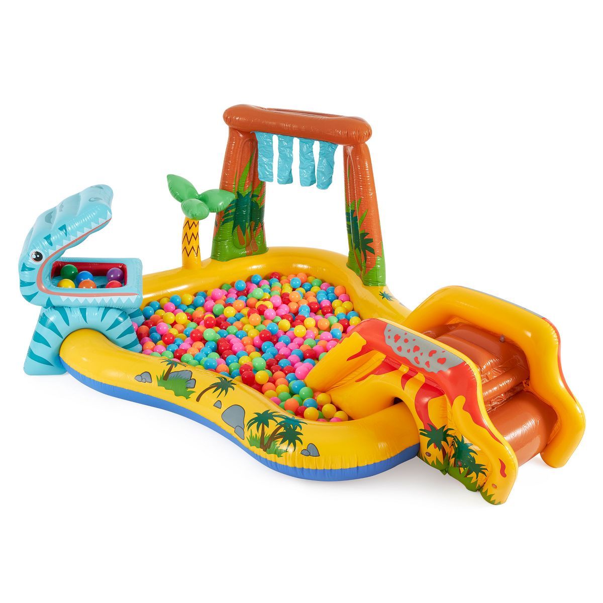 Intex Inflatable Kids Dinosaur Play Center Outdoor Water Park Pool with Slide | Target