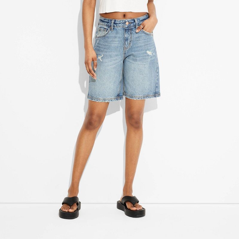 Women's Mid-Rise Jean Shorts - Wild Fable™ | Target
