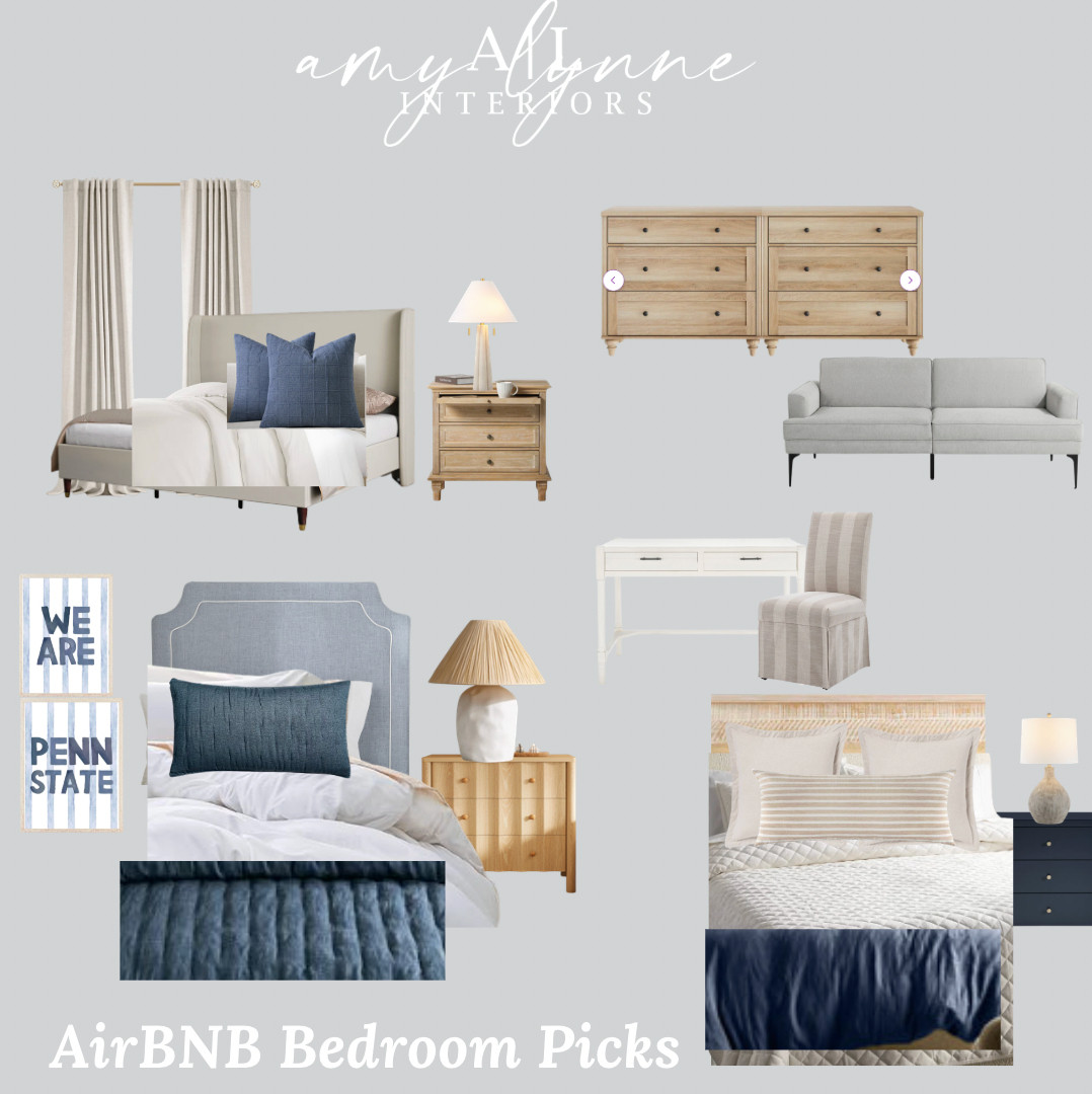 Bringing boutique-hotel vibes into an Airbnb is all about the mix: cozy layers, durable pieces, and a few stylish touches that photograph beautifully.
These bedrooms (and the rest of the house!) are coming  together with quality, budget-friendly finds that look custom without the custom price tag. ✨
Follow for more rooms + sources! #LTKAirBnb #Air#LTKBedrooms #NavyBedroomInspo 

 