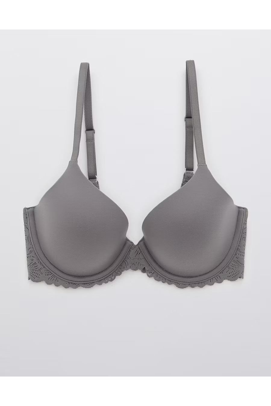 Aerie Real Sunnie Full Coverage Lightly Lined Blossom Lace Trim Bra | American Eagle Outfitters (US & CA)