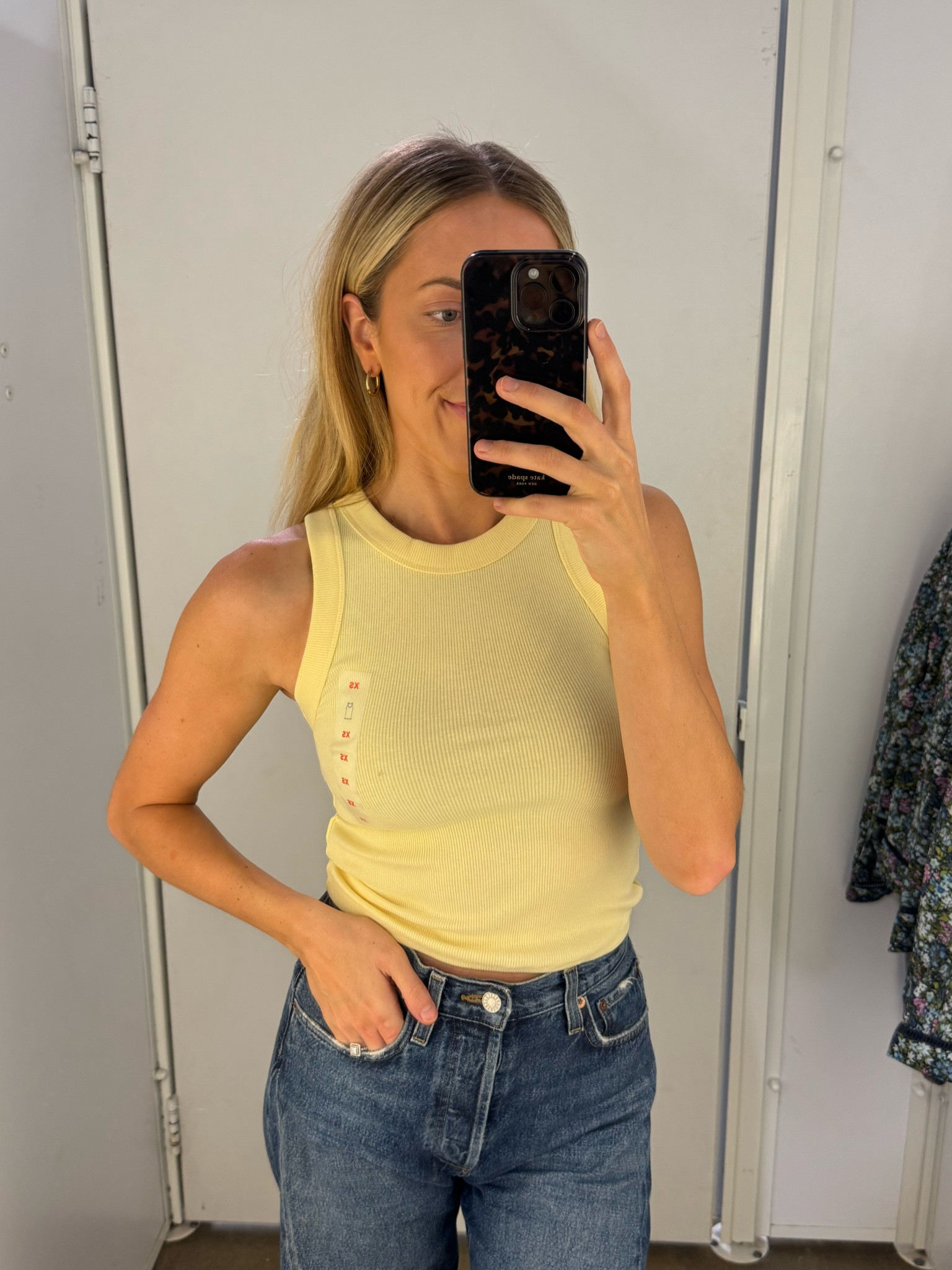 Classic tank top! Wearing XS here. So many colors!! 