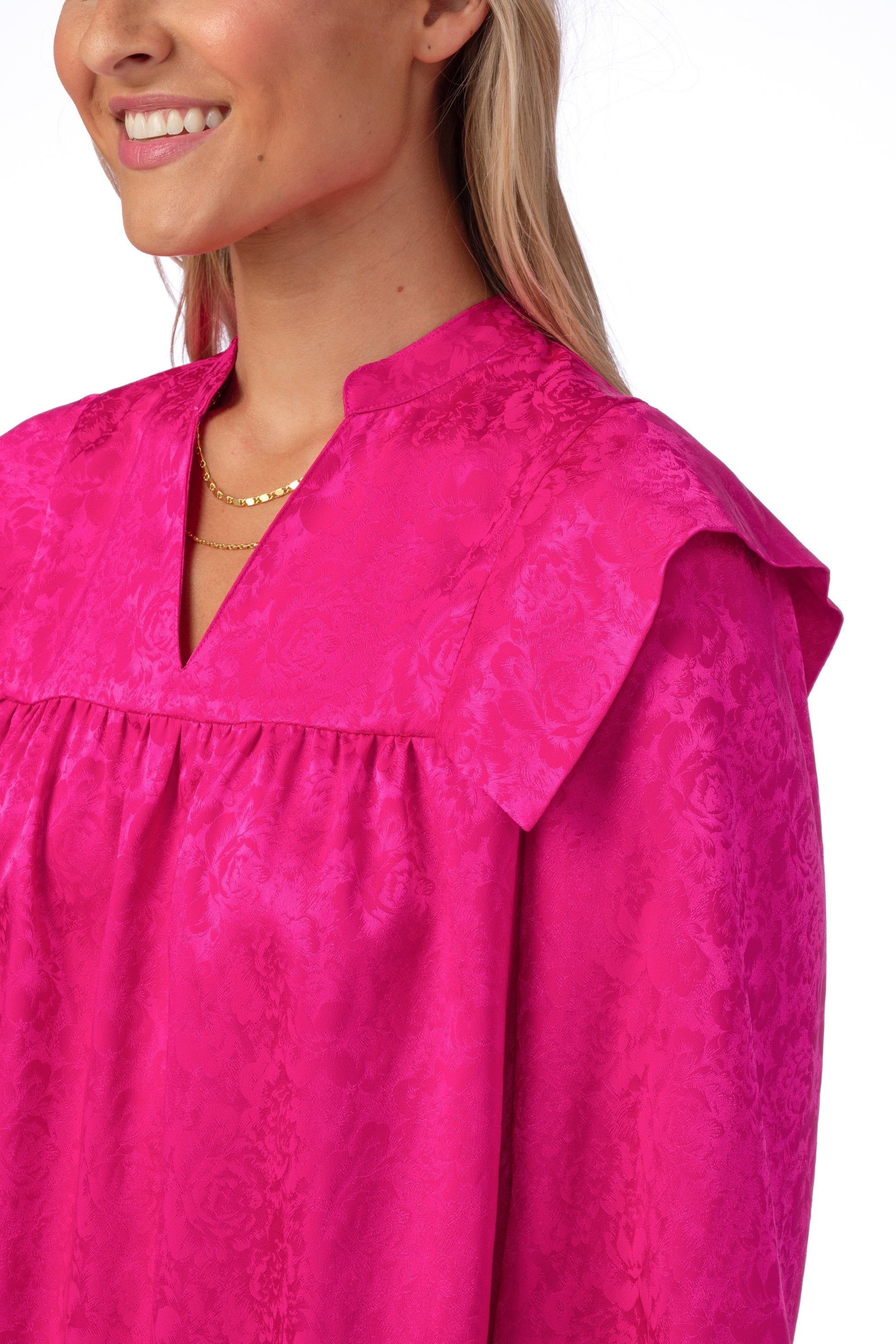 Gaines Top in Magenta Magic - CROSBY by Mollie Burch | CROSBY by Mollie Burch