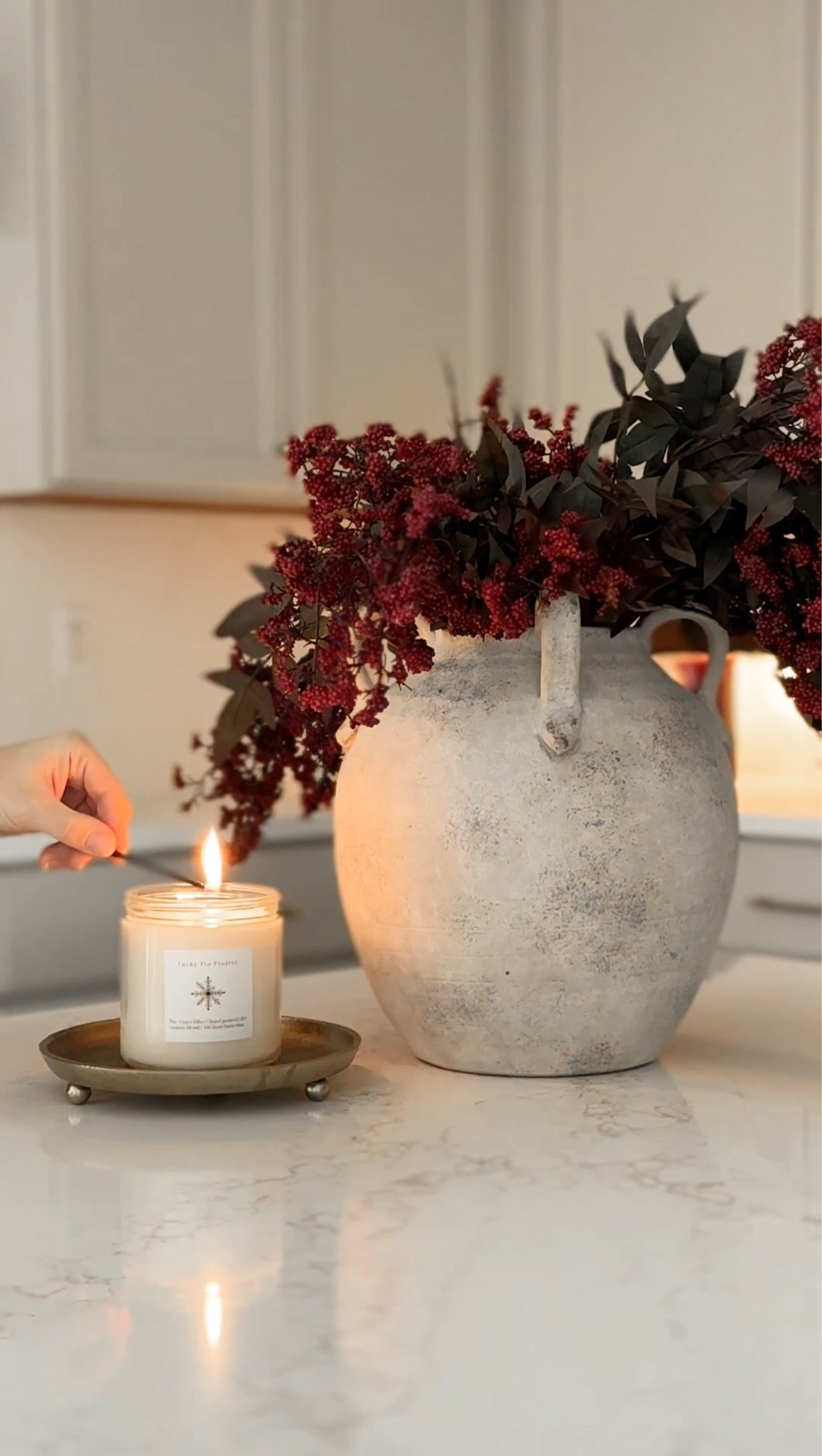 These winter stems are so good and almost identical to the Afloral berry stems!

Holiday decor, kitchen decor, vase, holiday stems, holiday decor, Amazon stems 

#LTKSeasonal #LTKHome #LTKHoliday