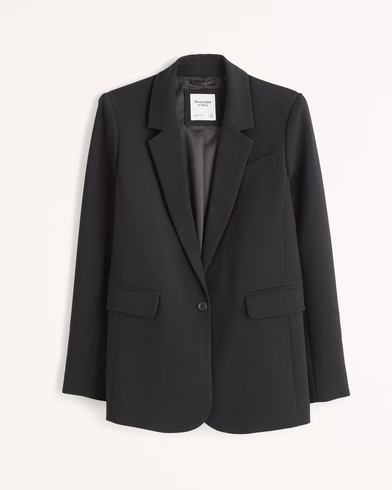 Women's Classic Suiting Blazer | Women's Fall Outfitting | Abercrombie.com | Abercrombie & Fitch (US)