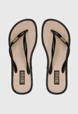 Chinelo Santa Lolla Logo Bege | Dafiti (BR)