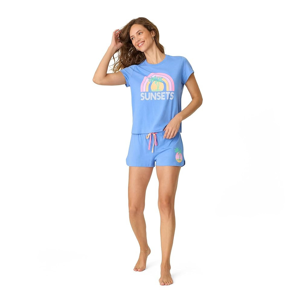 PJ Salvage Women's Softee 2-Piece T-Shirt and Shorts Pajama Set | Amazon (US)