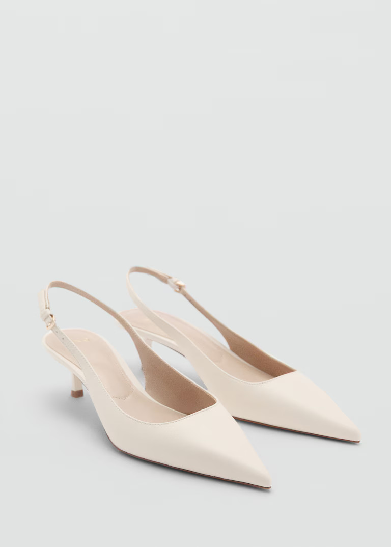 Pointed kitten-heel shoes - Women | MANGO United Kingdom | MANGO (UK)